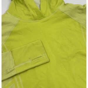 Athleta Women's M Green Polyester Compression Long Sleeve‎ Pullover Hoodie